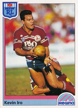 1992 Regina NSW Rugby League #80 Kevin Iro Front